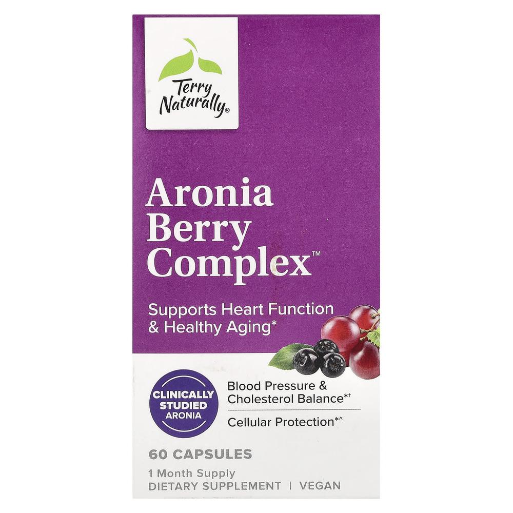 <b>테리 내추럴리</b> 아로니아 베리 컴플렉스 Terry Naturally Aronia Berry Complex  1개  60정