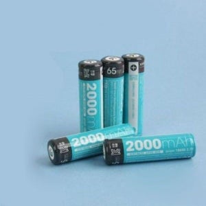 리튬 이온 베터리 건전지 충전 2000mA 60개