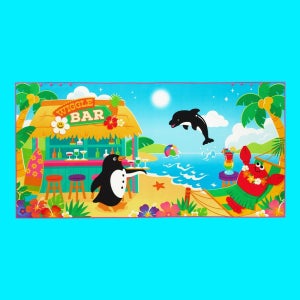 [위글위글] 비치타월 특대형 물놀이 휴양지