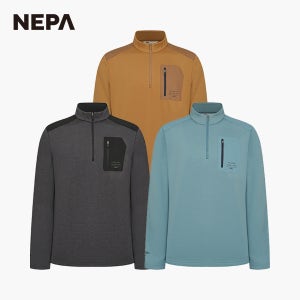 네파 남성 마운틴 기모 집업티셔츠 7H75403