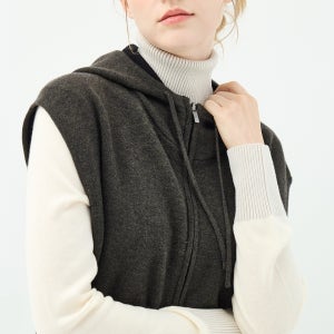 [유닛] 투톤 리브 포인트 프림로즈 터틀넥 풀오버 (UFKKTN342N-IVORY) UFKKTN342N-41