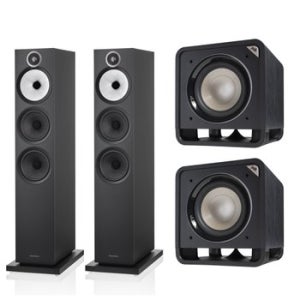 B&W 603 S3 북쉘프 스피커 + 폴크오디오 HTS10 서브우퍼 2.2채널