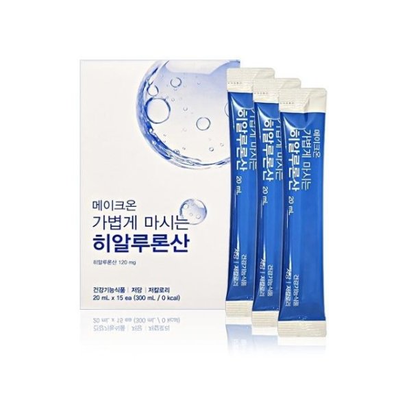 메이크온 <b>아모레퍼시픽</b> 메이크온 가볍게 마시는 <b>히알루론산</b> 20mlx15개 (시음용)