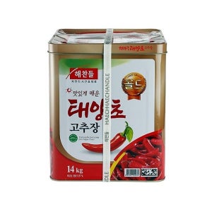 해찬들 태양초 고추장골드 14kg x 1통