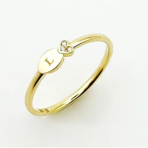[롯데백화점] 로이드 [GB] 물고기 하트꼬리 탄생석 이니셜 14K GOLD 반지 LRT25009T LE1220036029