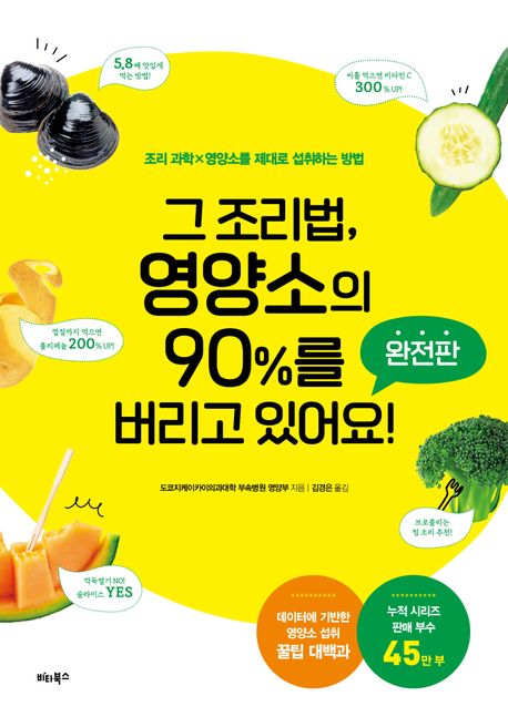 그 조리법, 영양소의 90%를 버리고 있어요! 조리 과학×영양소를 제대로 섭취하는 방법