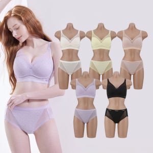 노와이어 라이트 슬림 브라팬티 10종 PX126_00