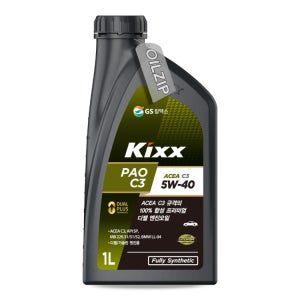 킥스 PAO C3 5W40 1리터  100%합성엔진오일
