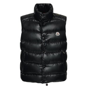 25FW 몽클레어 TIBB 로고 패딩 다운 조끼 블랙 1A00096 68950 999