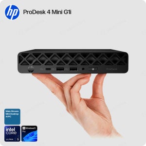 *2만원 할인* ProDesk 4 Mini G1i C26Z9PT Ultra5 235T 8GB 512GB SSD Windows 11 Pro 메인스트림 Ai 미니PC 키오스크 사이니지