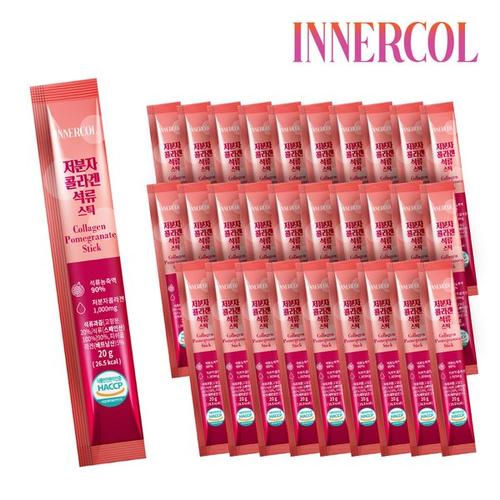 <b>이너콜 저분자콜라겐 석류</b>젤리 <b>스틱</b> 2세트(20g x 30개입)
