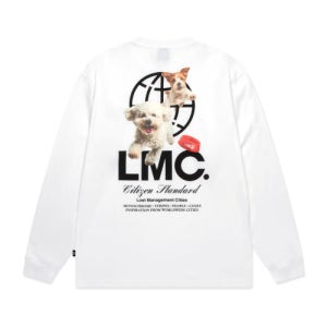 [엘엠씨] FLYING PUPPY LONG SLV TEE white 0LM46SLS204WHT