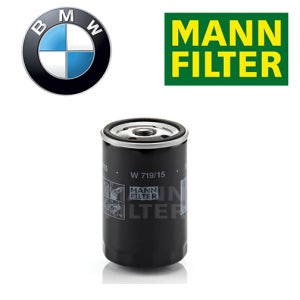 BMW 325E E30 85-87년식 오일필터 MANN W719/15 (M20)