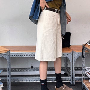 코듀로이 버뮤다 팬츠