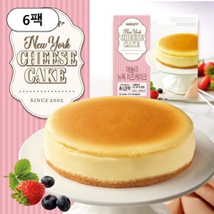 [애슐리홈스토랑]뉴치케! 뉴욕치즈케이크 460g*6팩