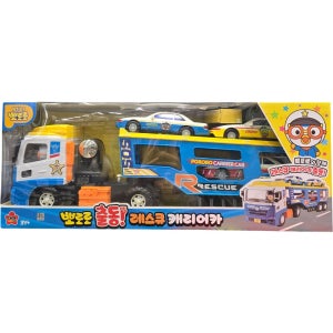 뽀로로 출동 레스큐카3개 + 캐리어카1개 자동차완구