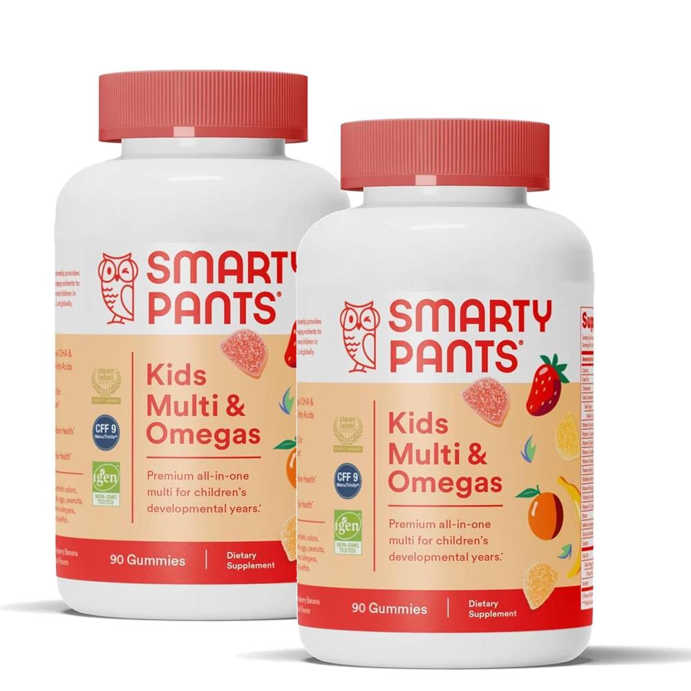 <b>스마티팬츠</b> 키즈 멀티비타민 앤 오메가3 구미 <b>SmartyPants</b> Kids Multi Omegas  2개