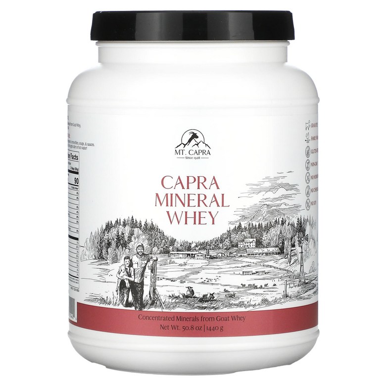 <b>Mt</b> <b>Capra</b> 단백질 파우더 미네랄 유청 1440g 508oz  1.44kg  1개