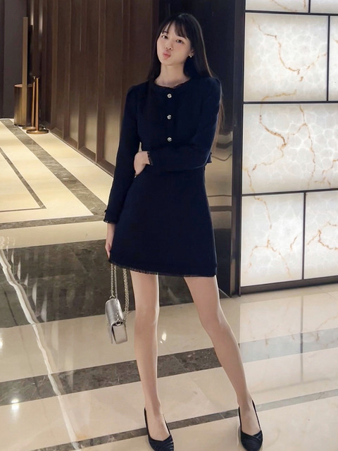 [이바나헬싱키] 튤리 트위드 미니 스커트