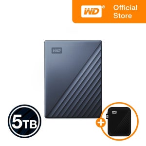 웨스턴디지털 [WD공식스토어/우체국택배] WD My Passport ULTRA 5TB 외장하드 파우치증정 USB-C