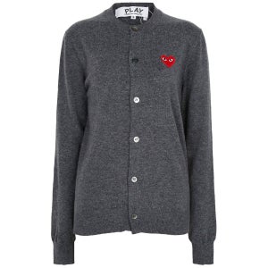 꼼데가르송 (현대Hmall) 꼼데가르송 25SS 그레이 하트 로고 울 카디건 AX-N007-051-3
