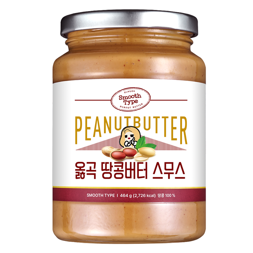 올곡 땅콩버터 스무스 제품 이미지