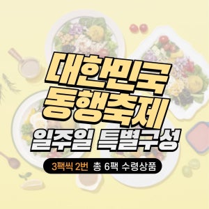 2025 9월 동행축제 특가 [SALLENGE] 샐러드 정기배송 일주일 체험 (2회 배송)