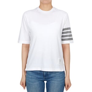 톰브라운 여성 반팔티셔츠 FJS102G 07862 100 D828XX02537