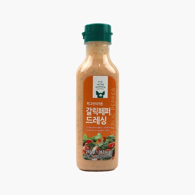 피그인더가든 그린믹스샐러드(소스) 성분 분석