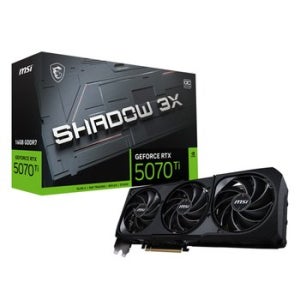 MSI 지포스 RTX 5070 Ti 쉐도우 3X OC D7 16GB 그래픽카드