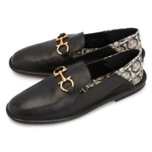 페라가모 노마딕 스토리즈 남성 로퍼 ALETE J NERO 0756909