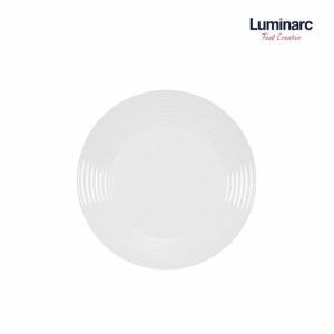 셀럽하우스 루미낙 접시 소 19cm 1p 화이트 강화유리 식기