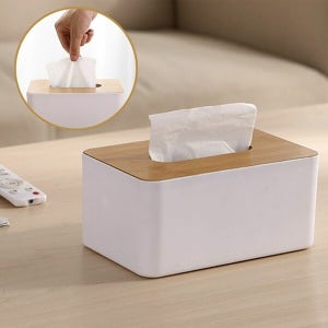 셀럽하우스 원목 우드 각티슈 휴지 케이스 사각 DD-10863