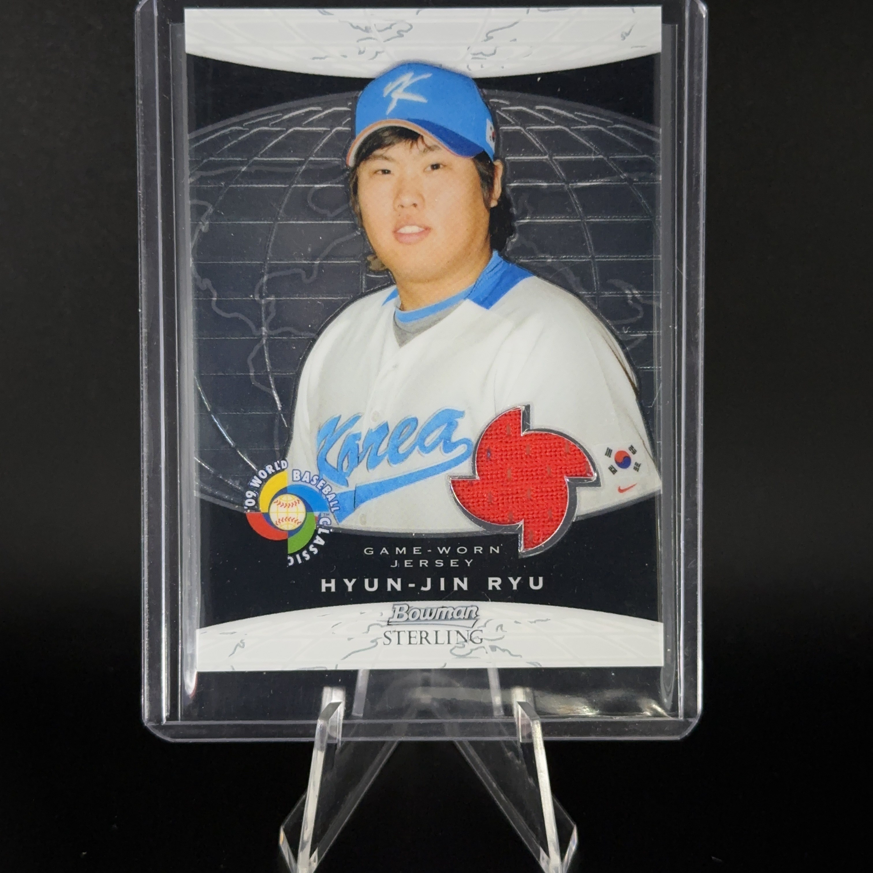 2009년 월드베이스볼클래식 WBC 류현진 기념카드 탑스 TOPPS 보우만 스털링  1개