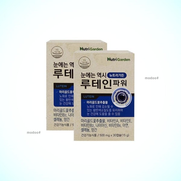 <b>뉴트리</b> <b>루테인</b> 파워 500mg 노화 눈건강 도움 60캡슐