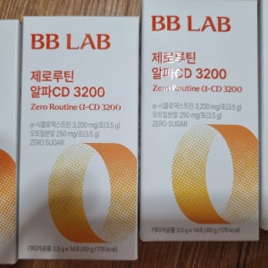 비비랩 제로루틴 알파 CD 시디 3200 알파시클로덱스트린 4박스 56포