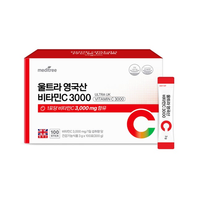 메디트리 울트라 영국산 비타민C 3000 3g x 100포, 1개