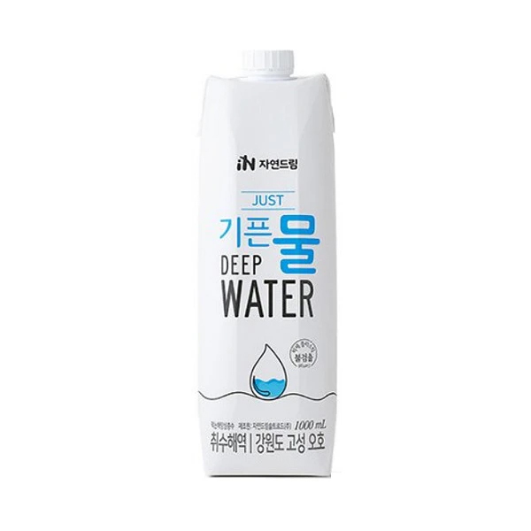 IN<b>자연드림</b> JUST기픈물 1L, 12개
