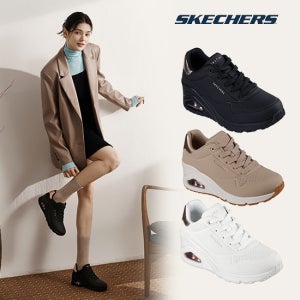 스케쳐스 25FW 최신상 여성 우노 웻지 워킹화 TV상품