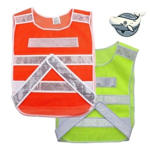 형광 오렌지 안전조끼 현장용 반사 안전성과