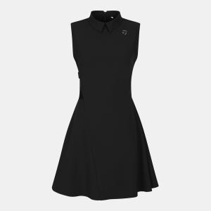 [테일러메이드]25SS 여성 빅로고 포인트 카라 민소매 원피스 TWTOO6441-199 Z3012500402