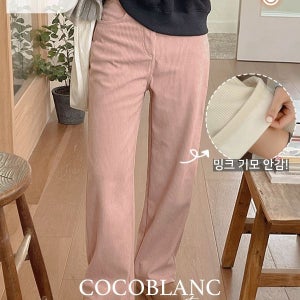 내일도착 일자바지 [직잭팟✨블프][단독][밍크기모🔥3만장돌파][~2XL/3기장] 벨로 밍크기모 코듀로이 팬츠 (숏,미들,롱 3가지 기장) 융기모바지/골덴바지/코듀로이바지/기모와이