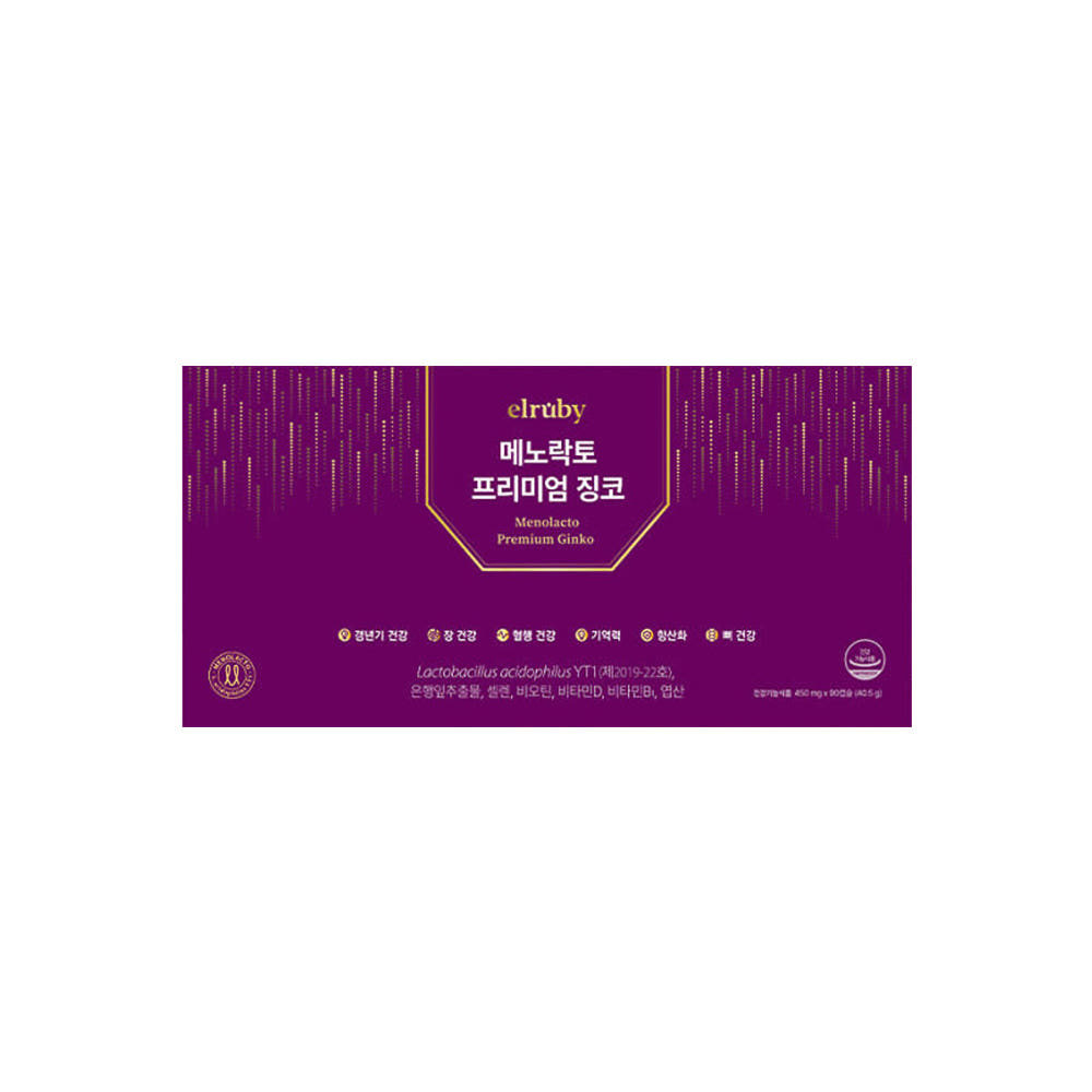 메노락토 프리미엄 징코  450mg x 90캡슐, 1개