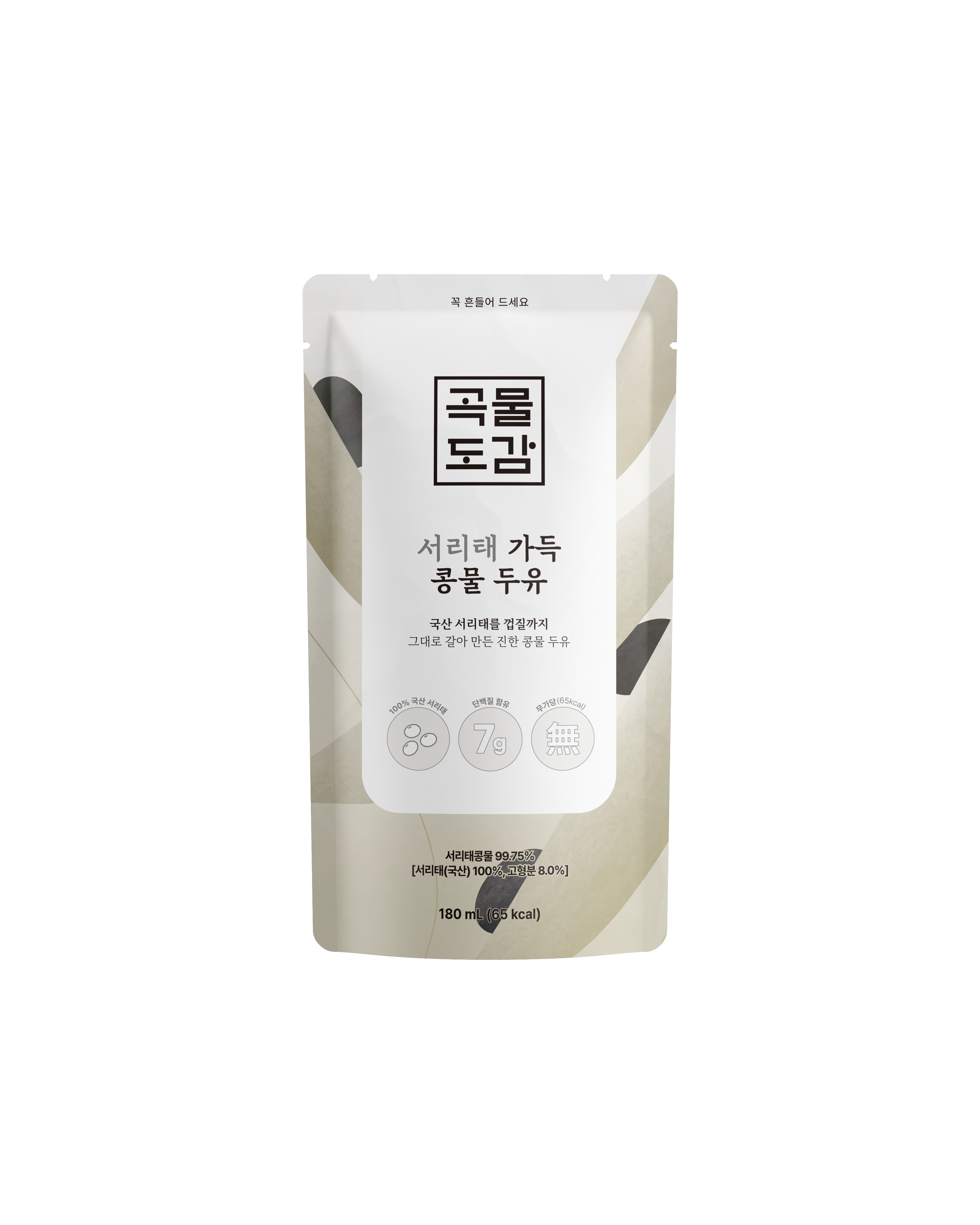 Nonsan Strawberry Land Gokmul Dogam Seoritae Full Soy Milk, 180ml, 15 units