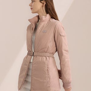 DKNY DKNY 여성 경량 인퀼팅 덕다운 점퍼 (핑크베이지)