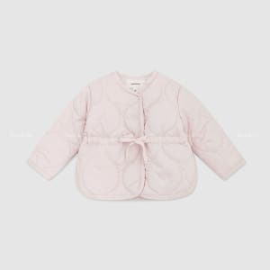 mini 셀레티나 퀼팅 점퍼 - 핑크