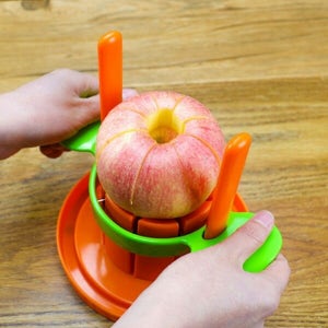 셀럽하우스 사과 야채 커터기 채칼 분할 슬라이스 2가지 칼구성