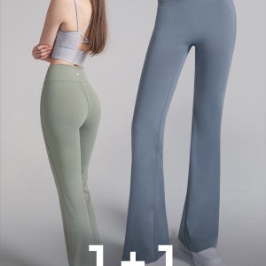 바지 소프트 스포츠웨어 퍼펙트핏 부츠컷 여자 팬츠 1+1