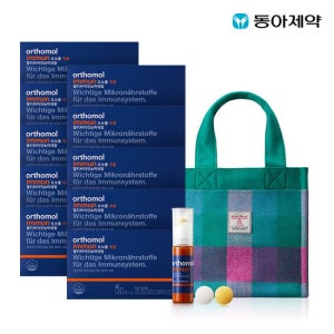 오쏘몰 이뮨 7일 10박스 + 100% 스코틀랜드 울 해리스트위드 쇼퍼백