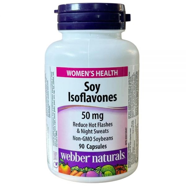 Webber NATURAL <b>내추럴</b>s Soy 이소플라본 50mg 90캡슐 188455  1개  90정